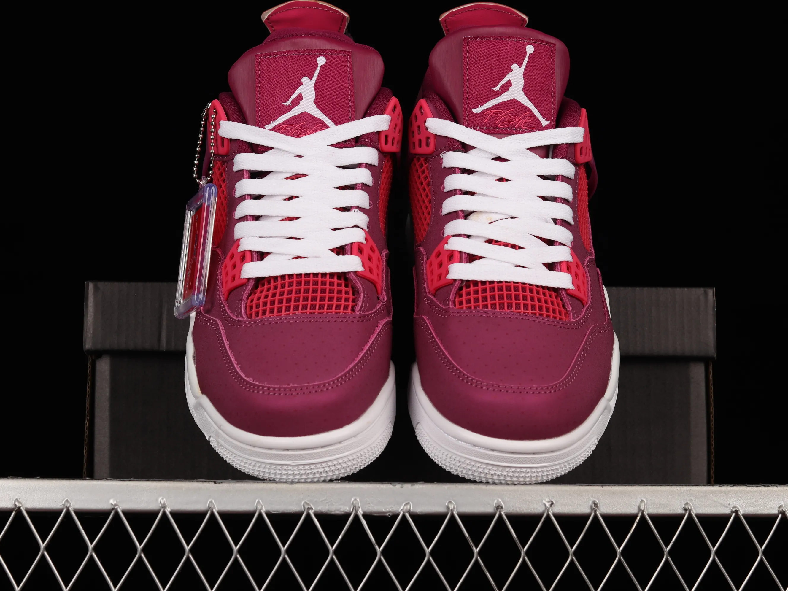 All categories Air Jordan Jordan series basketball shoes Air Jordan 4 Air Jordan 4 Retro AJ4 Joe 4 Purple Rose Sports basketball shoes 487724-561